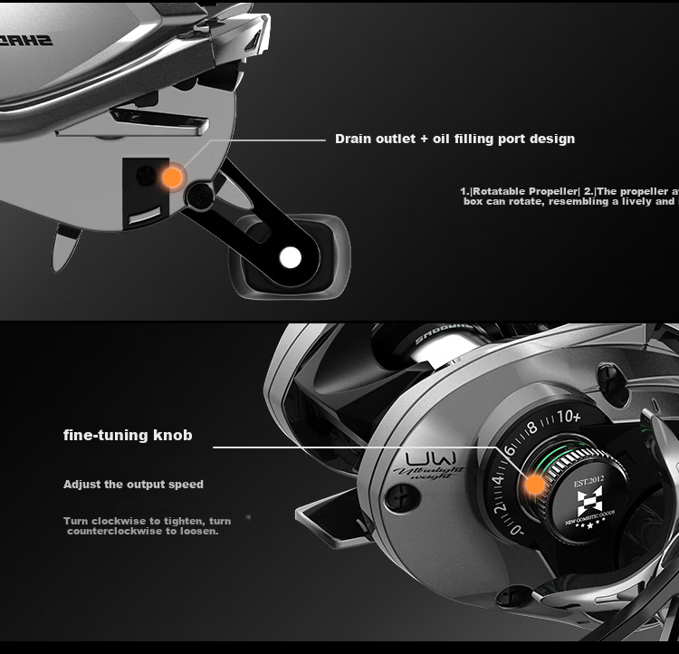 HISTAR Emerald Shadow Carbon Fiber Spinning Reel Lightweight Fishing Reel for Long Casting Lure Fishing 13