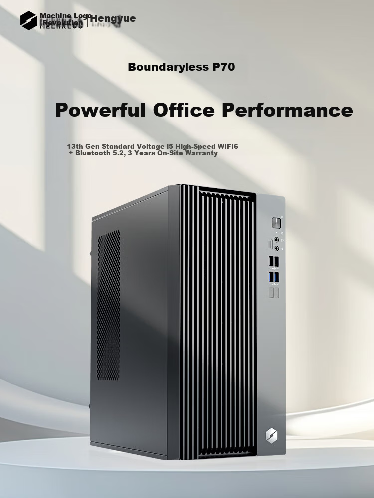 MECHREVO Hengyue Wujie P70 Entertainment Office Desktop Computer (Standard Voltage 13th Gen i7-13700HX 16GB 1TB 500W Power Supply WiFi Bluetooth) Three-Year On-Site Warranty 1