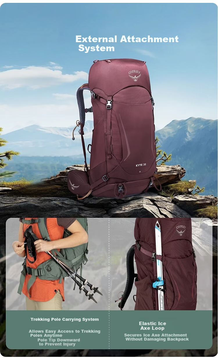 OSPREY Talon Outdoor Heavy-Duty Hiking Backpack Women's Professional Large Capacity Small Talon Daypack Khaki Green WXS/S 7