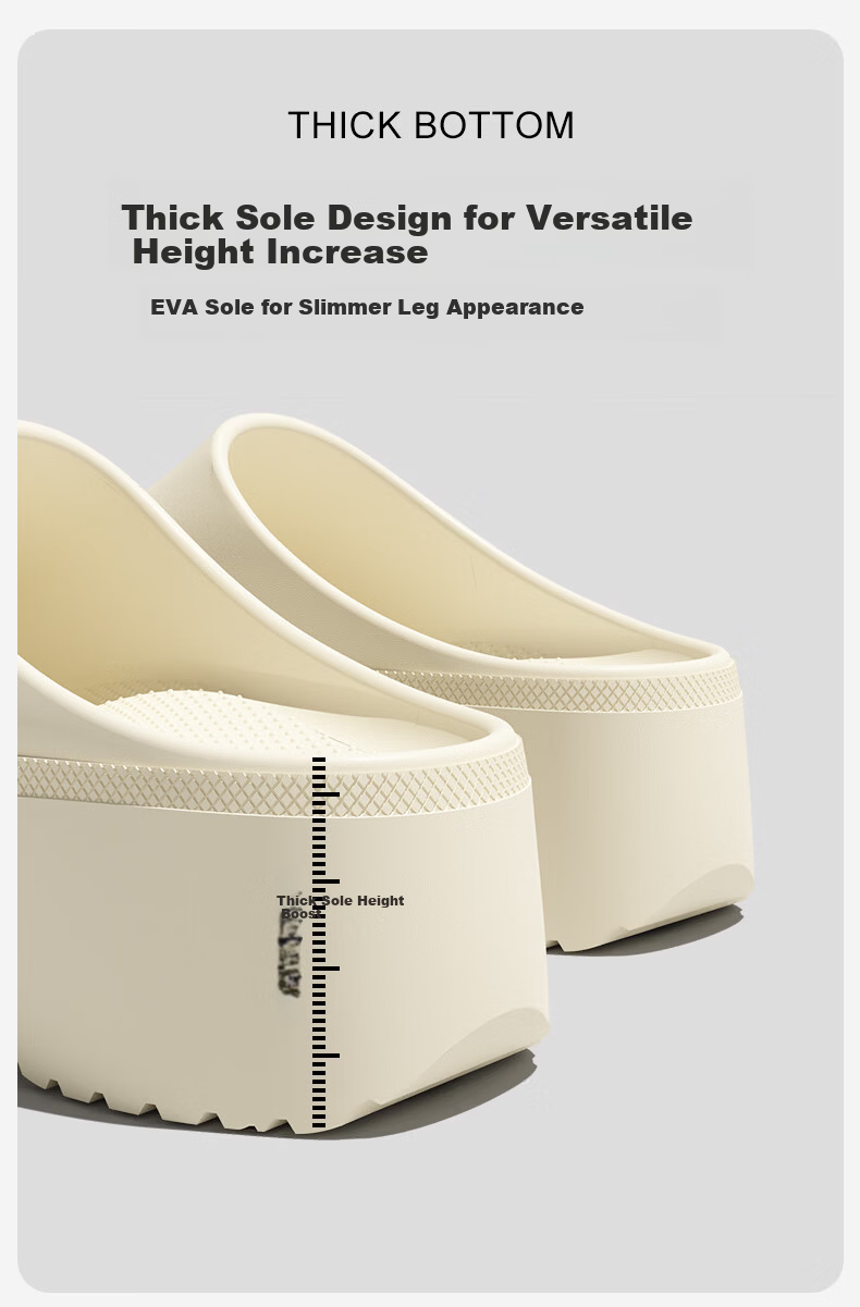 She Enjoy Platform Sandals Women Thick Sole Fashion Open Toe Slippers 6
