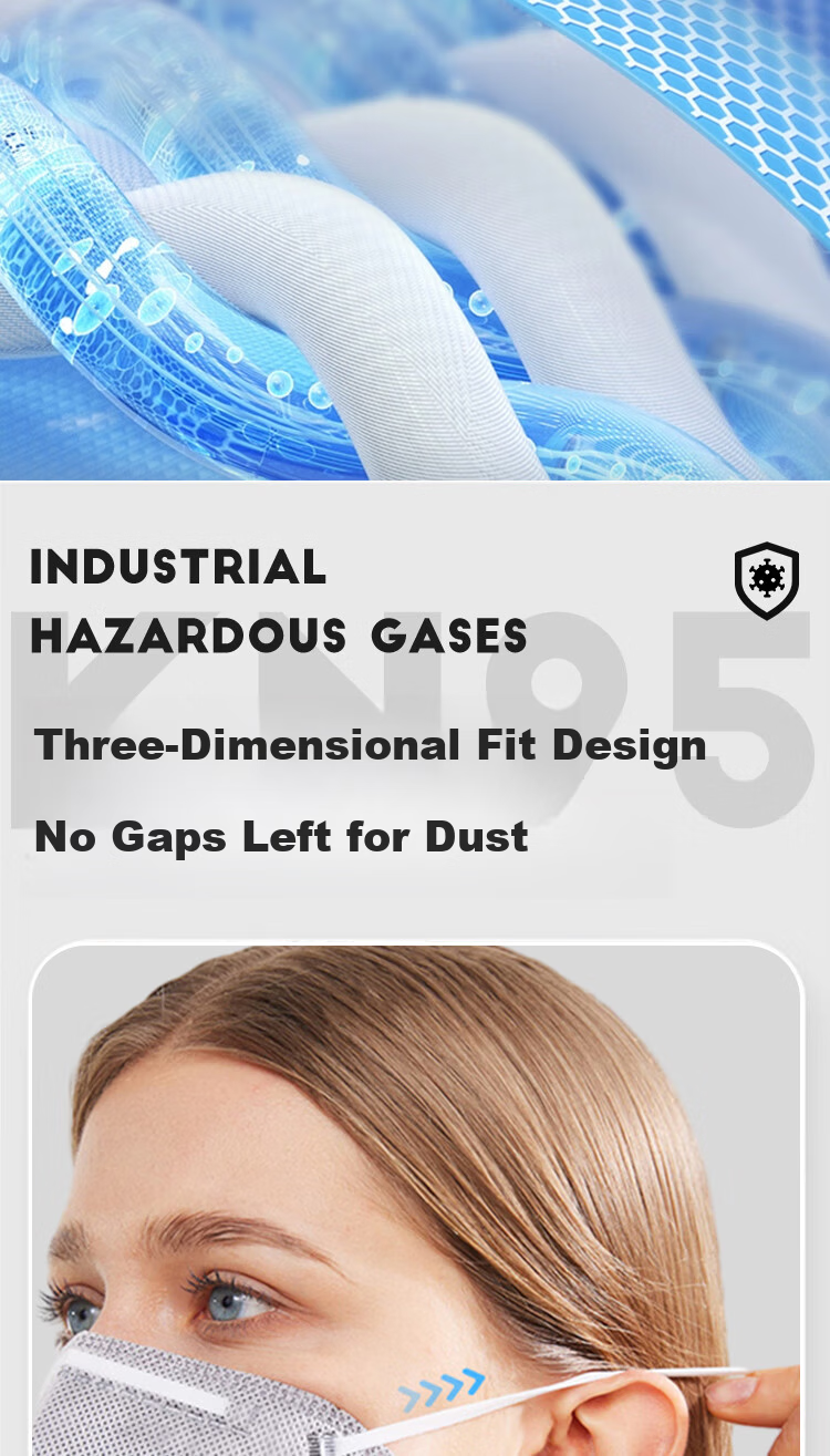 Aokeyun KN95 Industrial Dust Mask, N95 Dust Protection, Heavy-Dust Specialized for Coal Mines, Welders, Grinding, Dust-Proof, Anti-Smoke, Thickened, Valveless, 50 Pieces Individually Packaged 13