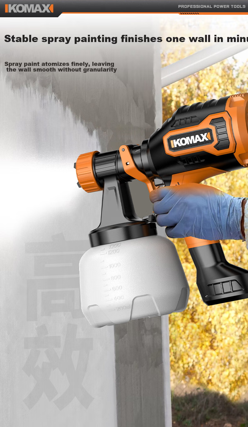 KEMAISI Electric Paint Sprayer Household Paint Spray Gun Latex Paint Spraying Machine High Atomization Spray Machine 15