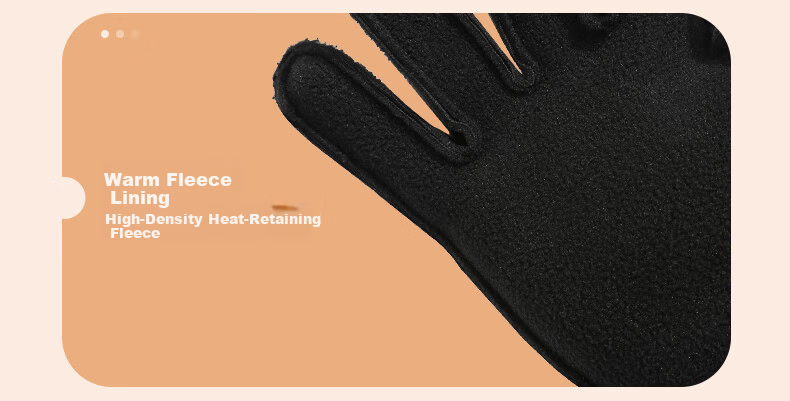 ANTA Thermal Gloves Winter Riding Fleece Lined Electric Bike Windproof Touchscreen Ski Outdoor Anti-Freeze Gloves M 29