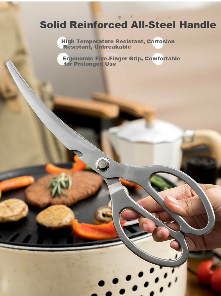 Banwu Life 304 Stainless Steel Food Tongs Kitchen Steak Tongs BBQ Tongs Korean Barbecue Tongs Vegetable Tongs Frying Tongs 12