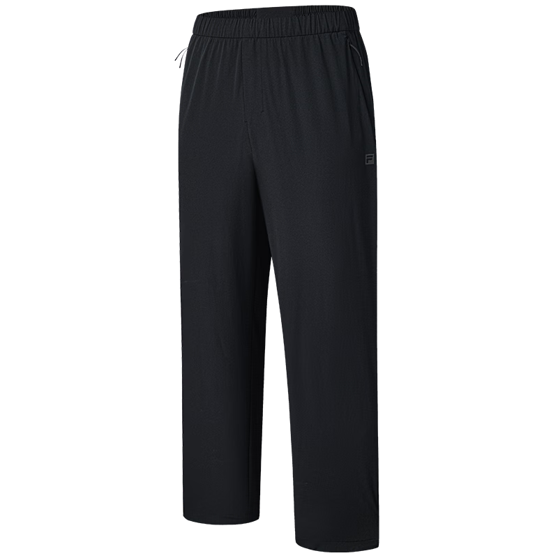 FILA Official Men's Woven Long Pants 2026 Summer New Running Fitness Sports Loose Trousers