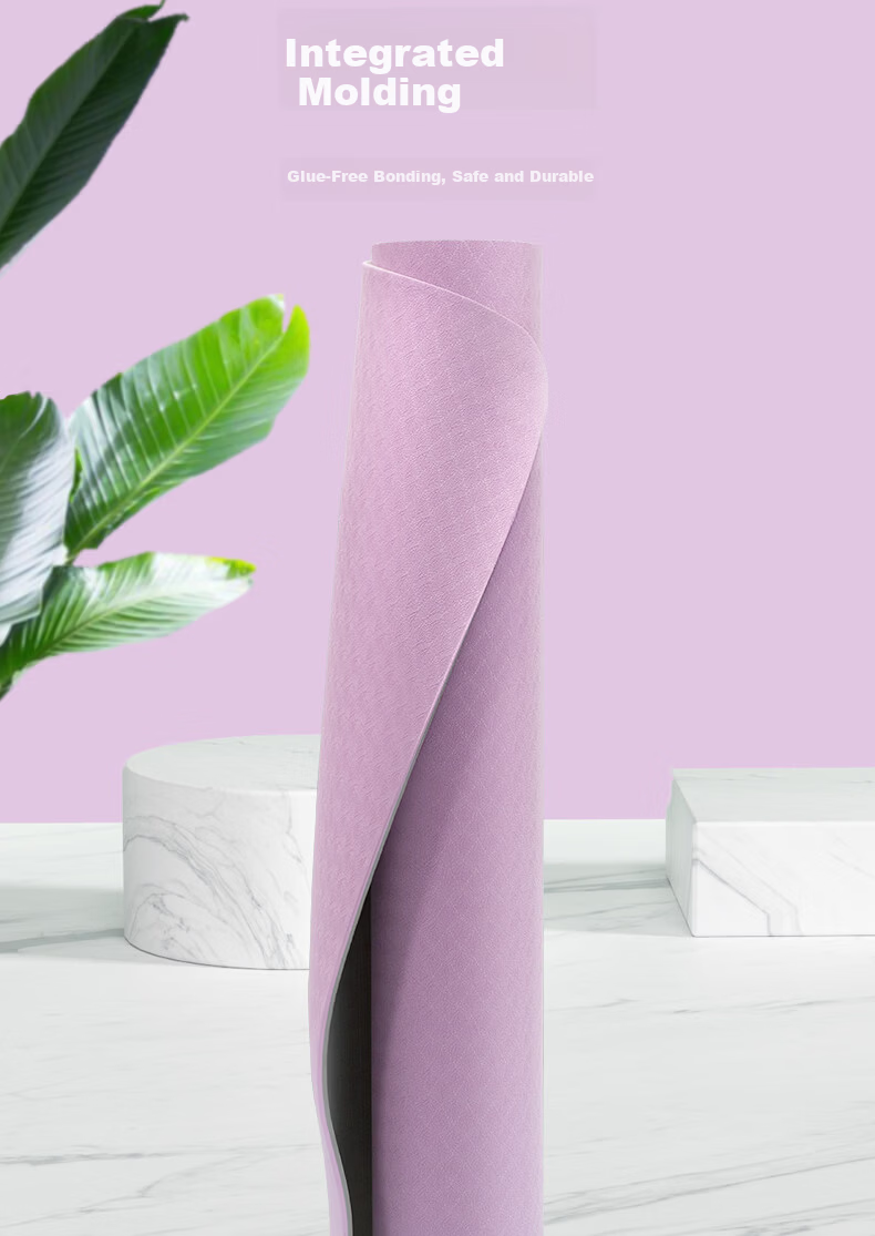 Paipu Dual-Color Thickened Extra-Long TPE Fitness Mat Yoga Mat Non-Slip Sports Home Floor Mat for Men and Women 2