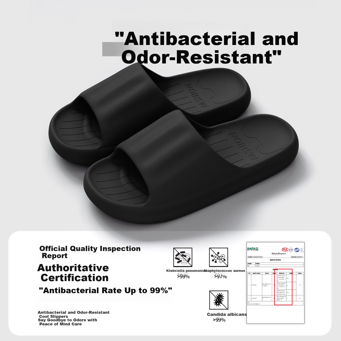 Lidani Antibacterial Deodorant Slippers Men's Summer New Indoor Home Bathroom EVA Cloud Soft Couple's Sandals