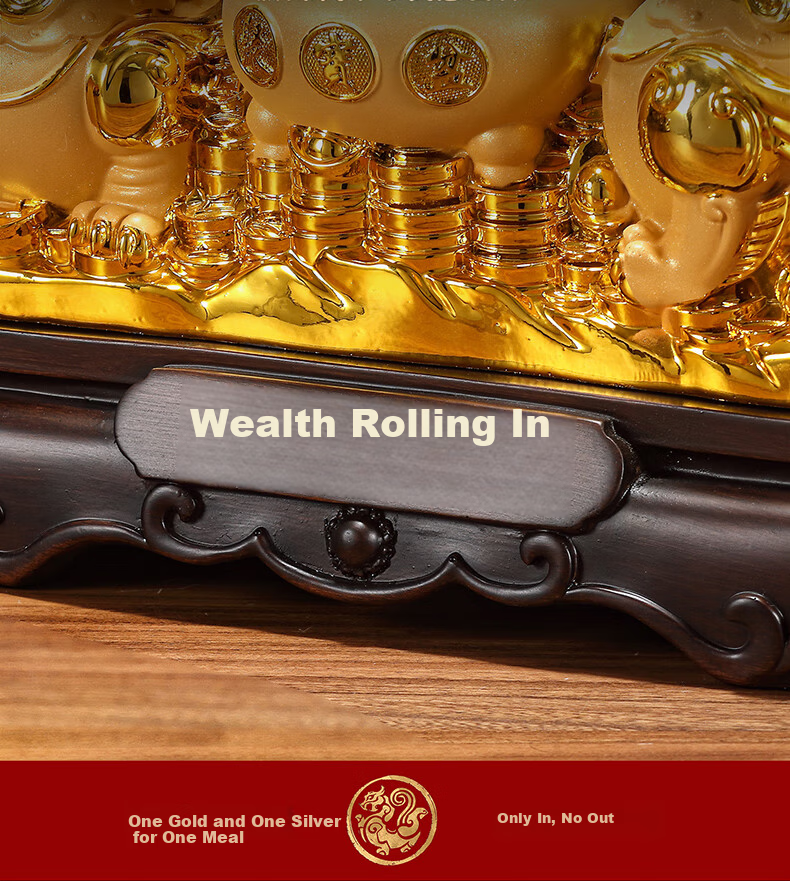 Lizhi Source Wealth Pixiu Treasure Basin Money Tree Ornament Store Cashier Desk Housewarming Opening Gift Living Room Wine Cabinet Decoration 17