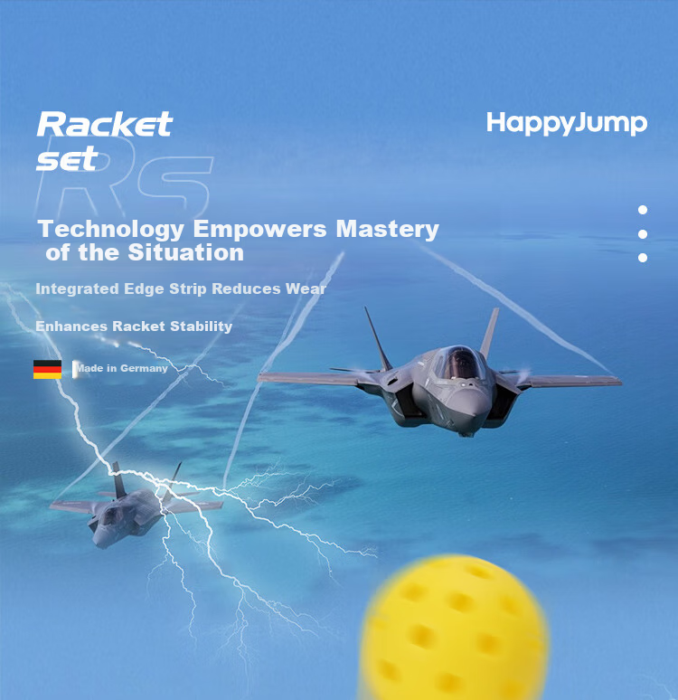 HiJump (Germany) Pickleball Paddle Tournament Grade 18K Carbon Fiber T800 Carbon Fiber Professional Single Paddle 12