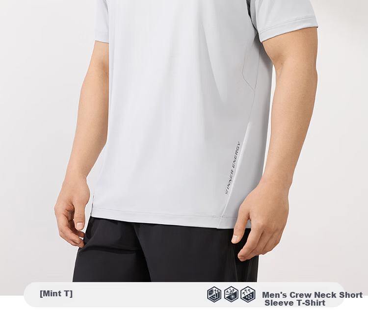 361° Men's T-Shirt Spring Summer New Quick-Dry Loose Fitness Sports Casual Cool Short Sleeve Top 652624128-5 2