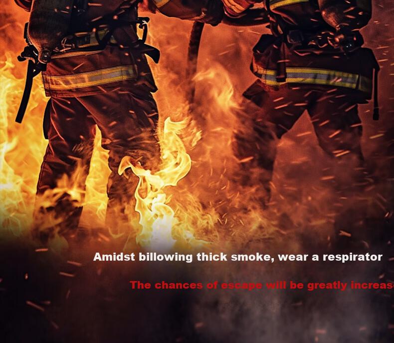 Xinghua An TZL30 Fire Mask Smoke and Toxic Gas Filter Fire Self-Rescue Respirator Fire Escape Mask National Standard 3C Certified 5