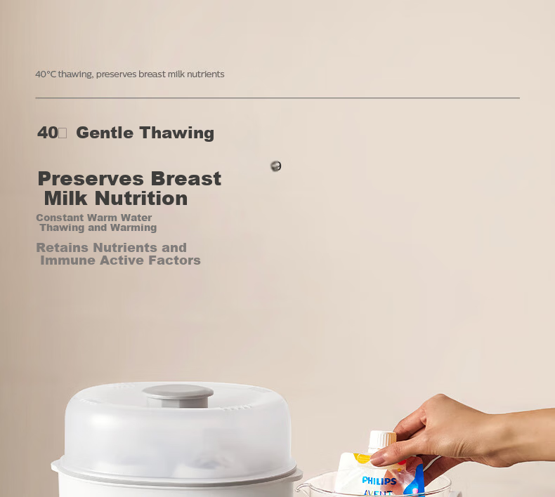 AVENT Philips Baby Bottle Steam Sterilizer Cabinet with Dryer 3-in-1 Warmer and Milk Preparation Device 8