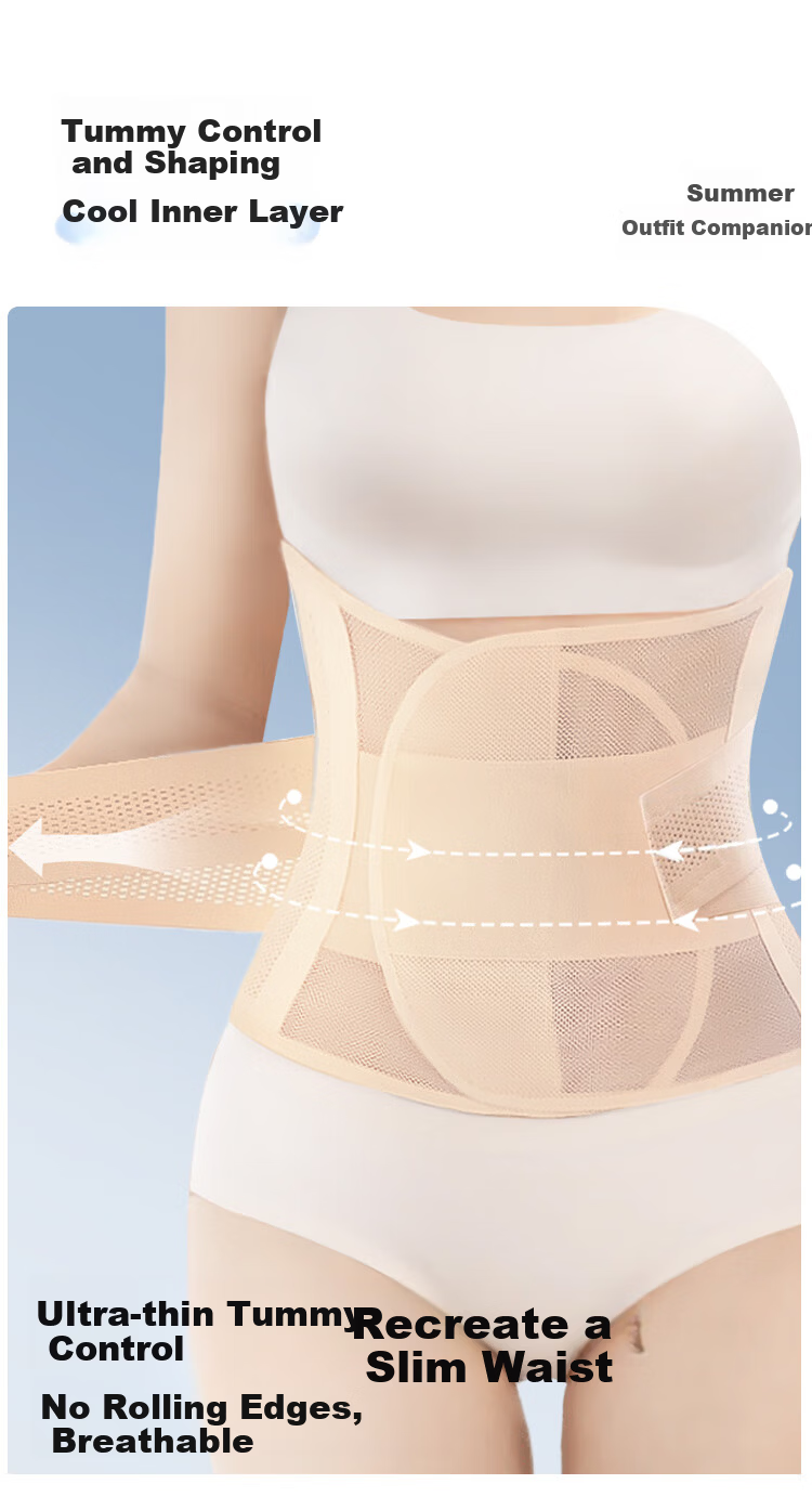 Tingmei Waist Slimming Abdominal Belt Waist Trainer Strong Shaping Thin Yoga Fitness Postpartum Body Shaper for Women 3