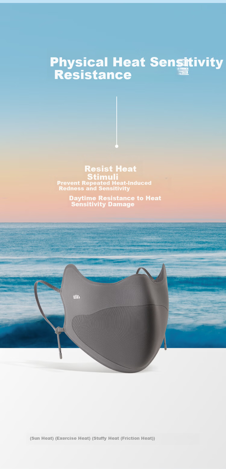 Beneunder Pure Research Screen Protection Series Sunscreen Face Shield UV Protection Mask for Sensitive Skin Heat Insulation Cooling Anti-Stuffy 3