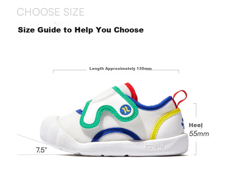 Katetu Toddler Shoes, Summer, for Ages 1-3, Kindergarten Indoor Shoes, Mesh Breathable Functional Shoes, MiaoMiao Shoes, X2CE022 16
