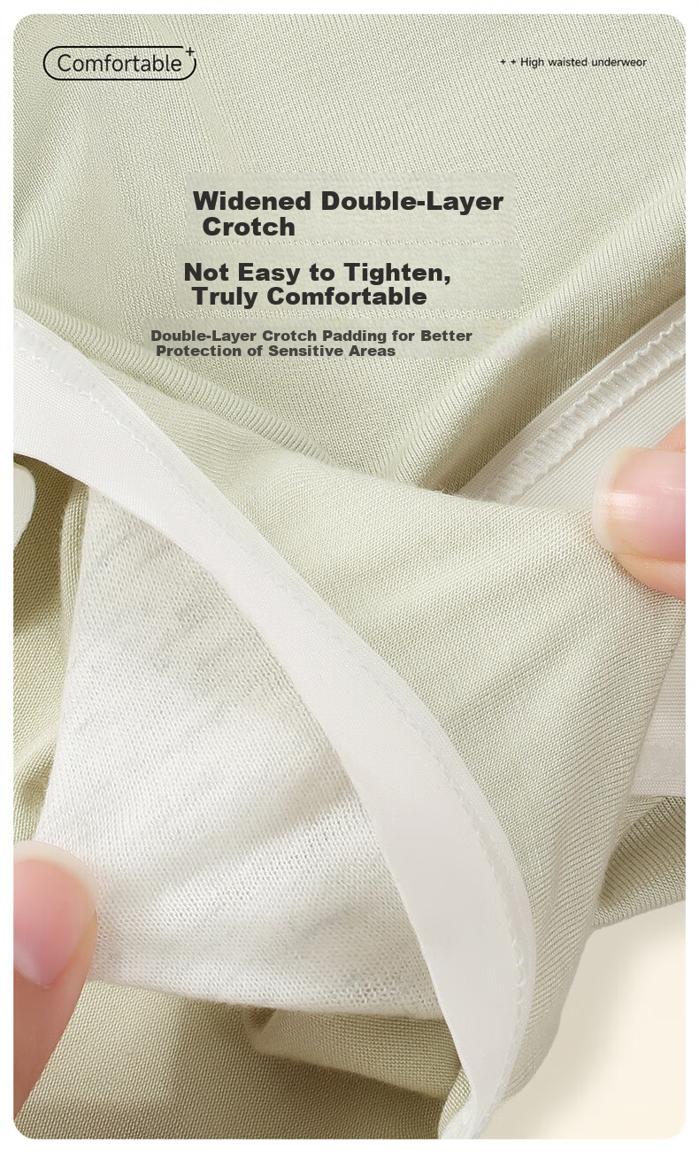 Liomirror Disposable Women's Modal Sterile Travel Mid-Waist Maternity Postpartum Plus Size Daily Use Underwear 5 Pieces XL 7