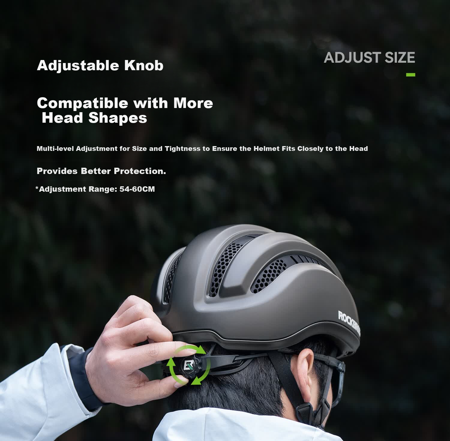 Rockbros Helmet Accessories - Black Visor + Black Magnetic Photochromic Goggles 12