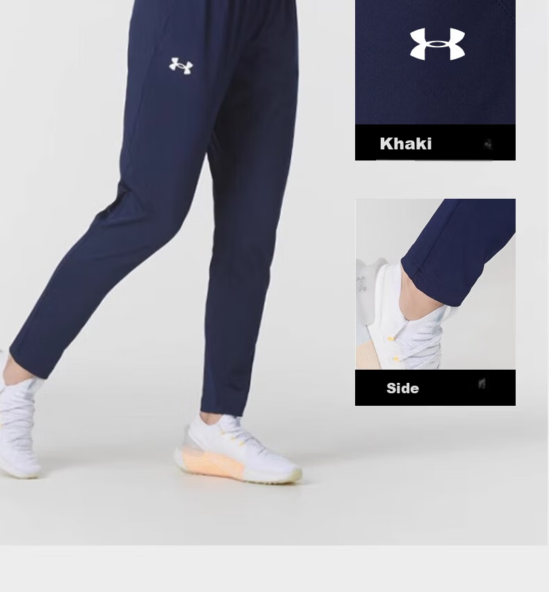 Under Armour Men's Summer New Quick-Dry Knit Sweatpants Straight-Leg Trendy Loose Casual Running Pants 8
