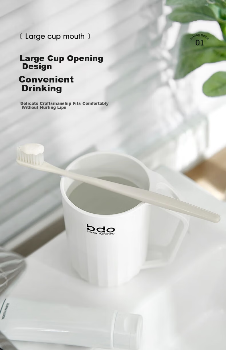 BDO Portable Travel Toiletry Set Mouthwash Cup Electric Toothbrush Essential Travel Handle Cup 4