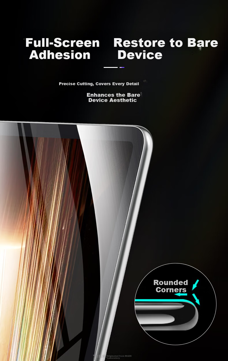 BIAZE Tempered Glass Screen Protector for 2026 OPPO Pad Mini 8.8-inch Tablet, AR Anti-Reflective HD Protective Film, Anti-Fingerprint, Scratch-Resistant 3