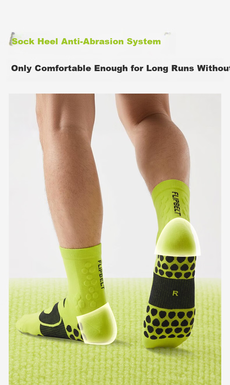 Feibit Sports Short Socks 4.0 Compression Fitness Quick-Dry Odor-Resistant Sweat-Absorbing Marathon Socks Wind White S 6