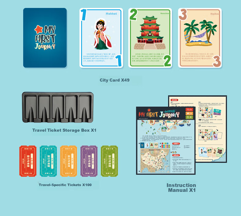 Yaofish Children's Table Game Card Guessing Cards for Multiplayer Gatherings, Elementary School Students, Boys And Girls, Children's Gift 14