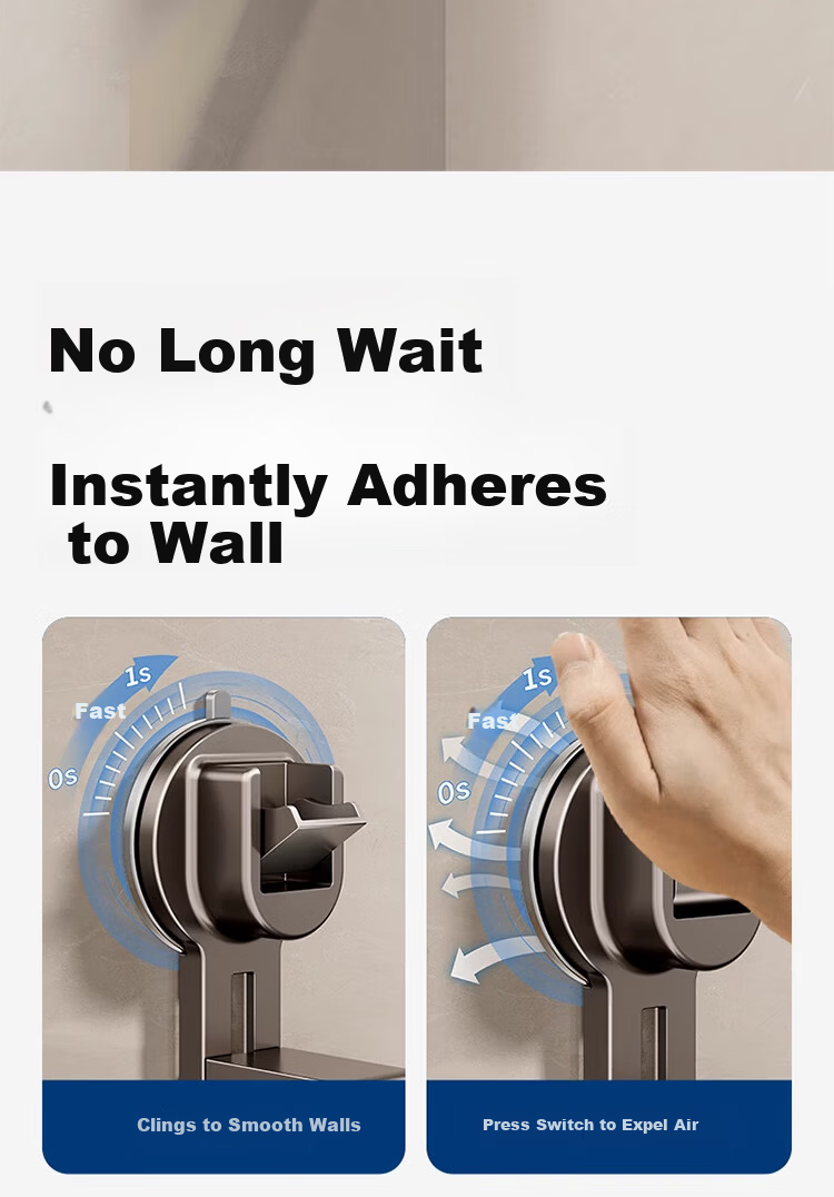 Xinpei Stainless Steel Wall-Mounted Hook for Bathroom Sink, No Drilling Required, Storage Rack for Washbasin And Bathtub 10