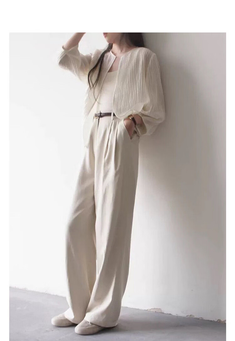 Demana Smooth Tencel Summer Minimalist Plus Size Nine-Sleeve Slimming Loose Shirt Women Premium 2
