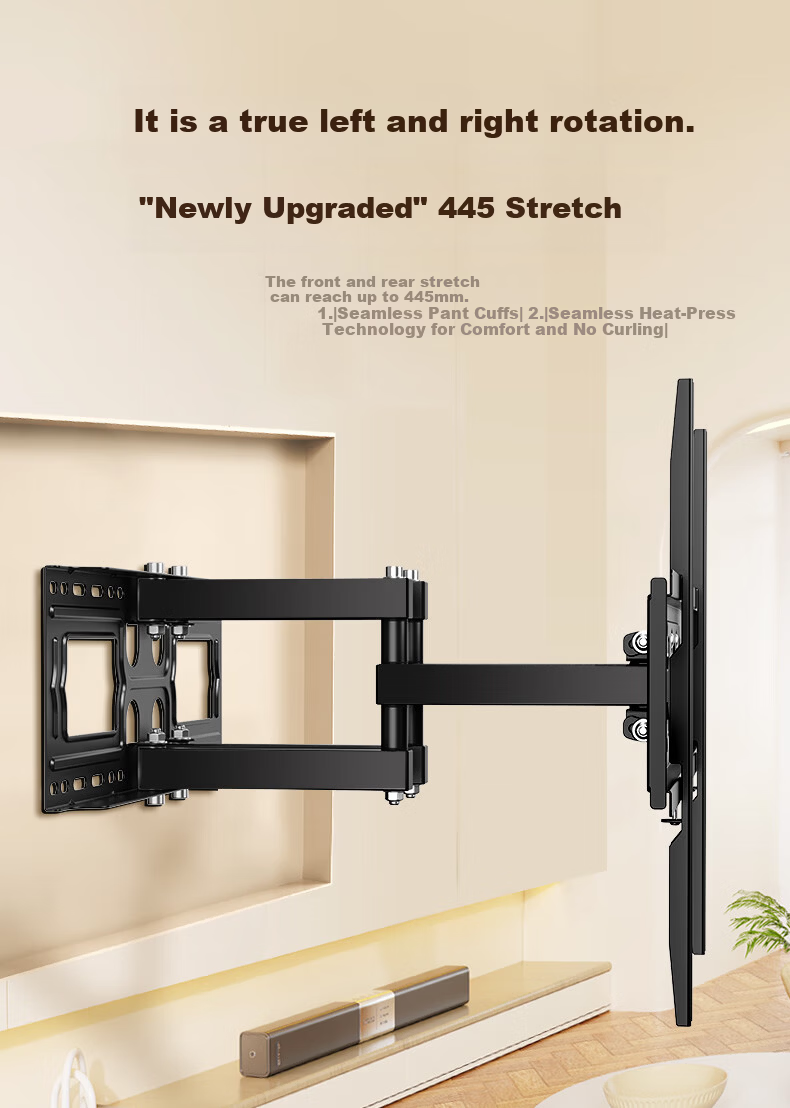 Beishi 32-75 Inch TV Mount Bracket Rotatable Extendable LCD Wall Mount Universal TV Stand 3