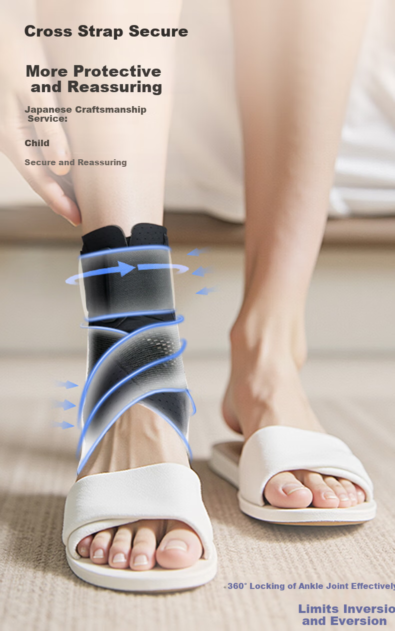 SERUNA Japanese Ankle Brace Support Rehabilitation Anti-Sprain Rigid Lightweight Breathable Sports Professional Protector 12