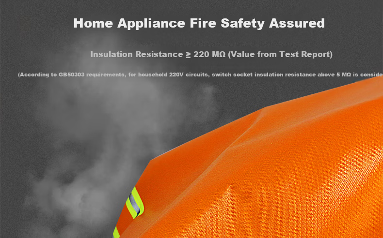 ZHONG JIA WO AN Fireproof Cloak Household Fire Escape Fire Blanket Kitchen High-Temperature Resistant Silicone Fire Extinguishing Blanket Emergency Escape Equipment 15