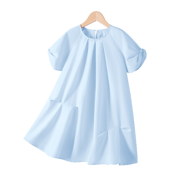 Disney Kids Cute Girls Dress 2026 Summer New Forest Style Princess Cartoon Cotton Children's Dress