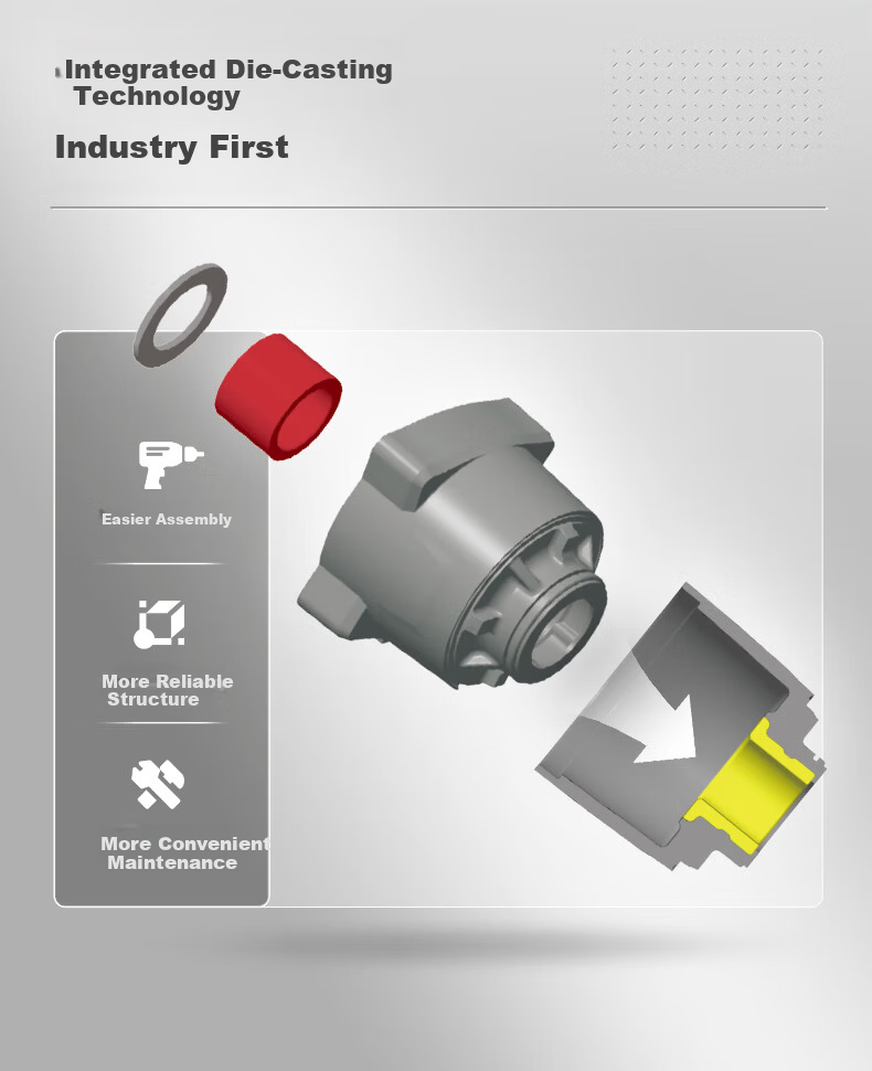 Rot Lithium Battery Brushless Electric Wrench 20V Electric Impact Wrench Power Tool T1 High Torque Automotive Repair 5