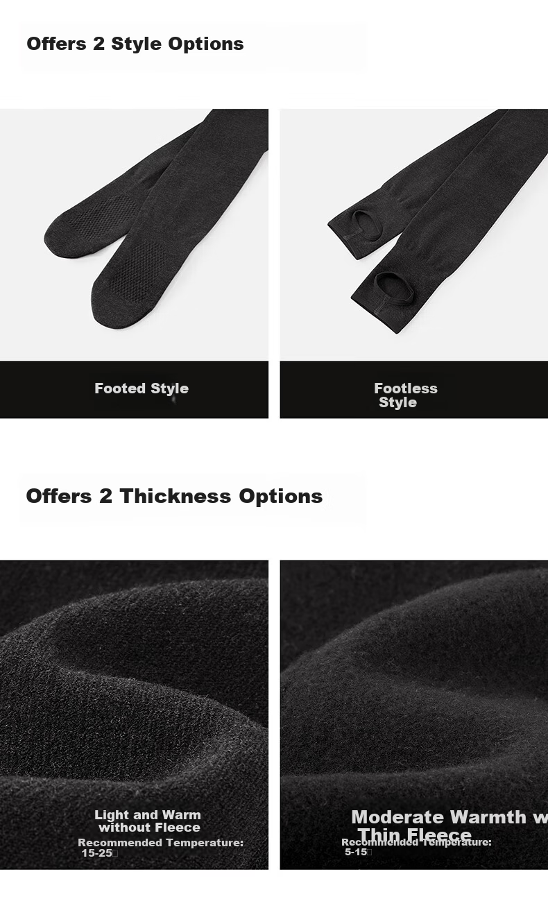 Herbal Original New Thermal Pants Outerwear Leggings Cold-Resistant Cotton Pants for Women Medium Gray Light Warm Footed L 19