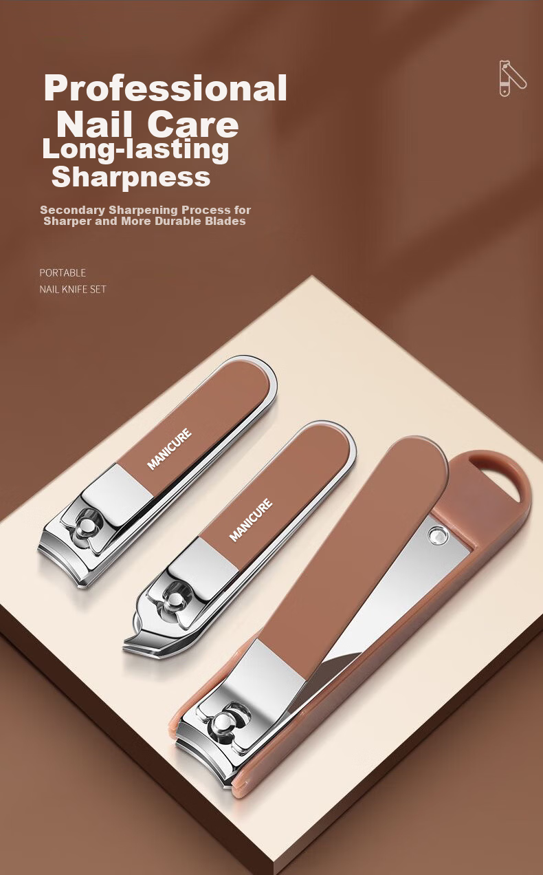 Wankelisa Nail Care Set Nail Clippers Nail Cutter Nail Nipper Pedicure Tools Nail File 2