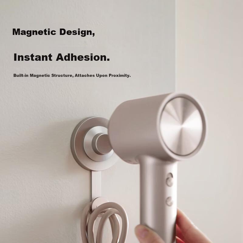 Laifen Swift 4 Hair Dryer Dedicated No-Drill Installation Mini Magnetic Hook Bracket Purple