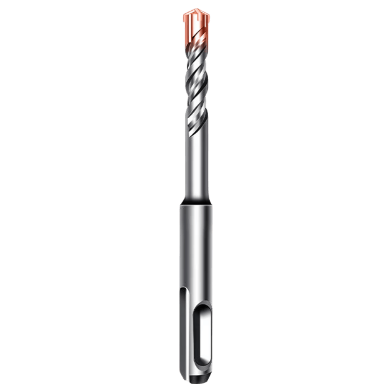 Jingkai Cross Impact Drill Bit Electric Hammer Concrete Round Shank Wall Penetration Square Shank Wall Transfer Head Four-Groove Alloy Extended Four-Blade Drill