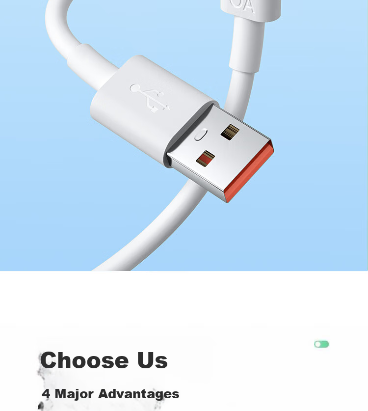Type-C Data Cable 100W/88W/66W/40W Super Fast Charging 6A Cable Compatible with Huawei Honor Xiaomi Phones Tablets Pura80/Mate70 2M 2