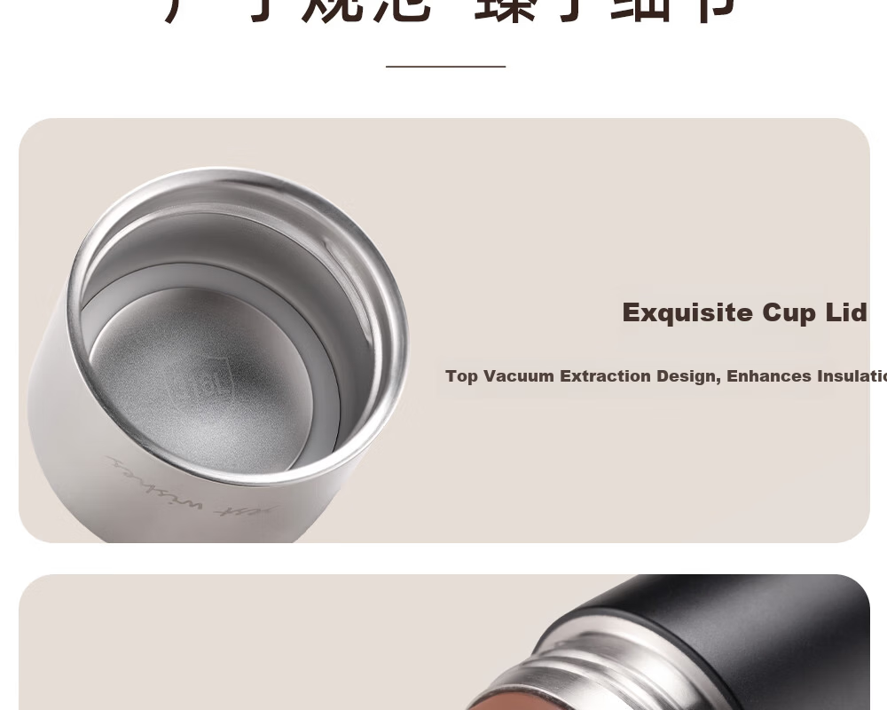 Fuguang Insulated Water Bottle Tea Cup for Men and Women Business Gift Large Capacity Purple Clay Cup 408mL 26