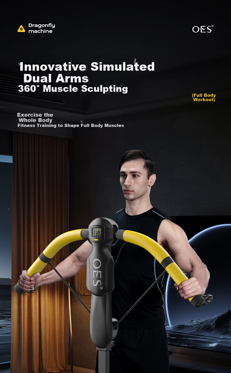 OES Ab Wheel Dragonfly Machine Fat Burning Abdominal Muscle Trainer Automatic Rebound Ab Roller Home Fitness Equipment 3
