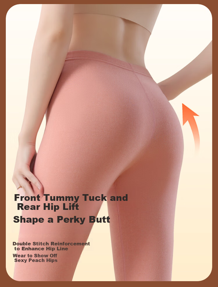 MiiOW Cashmere Silk Autumn Pants for Women, Warm High-Waist Seamless Slim-Fit Base Layer Leggings for Inner Wear And Heat Generation, 2026 New Skin Color 17