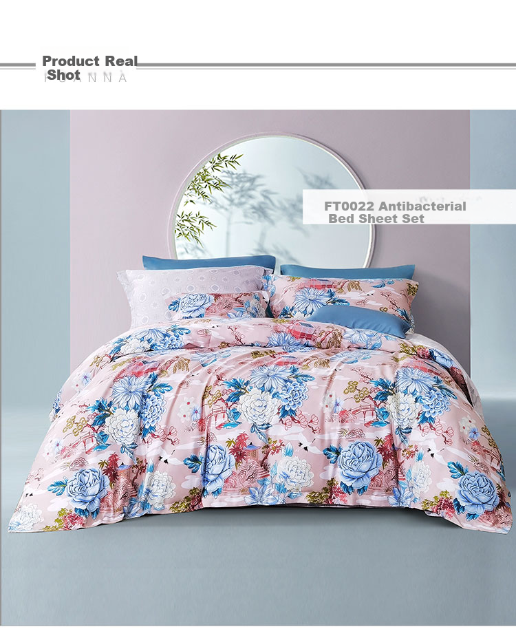FUANNA Cotton Brushed Bedding Set, 100% Pure Cotton Double-Sided Thickened Warm Bed Sheet And Duvet Cover, 203*229cm 9