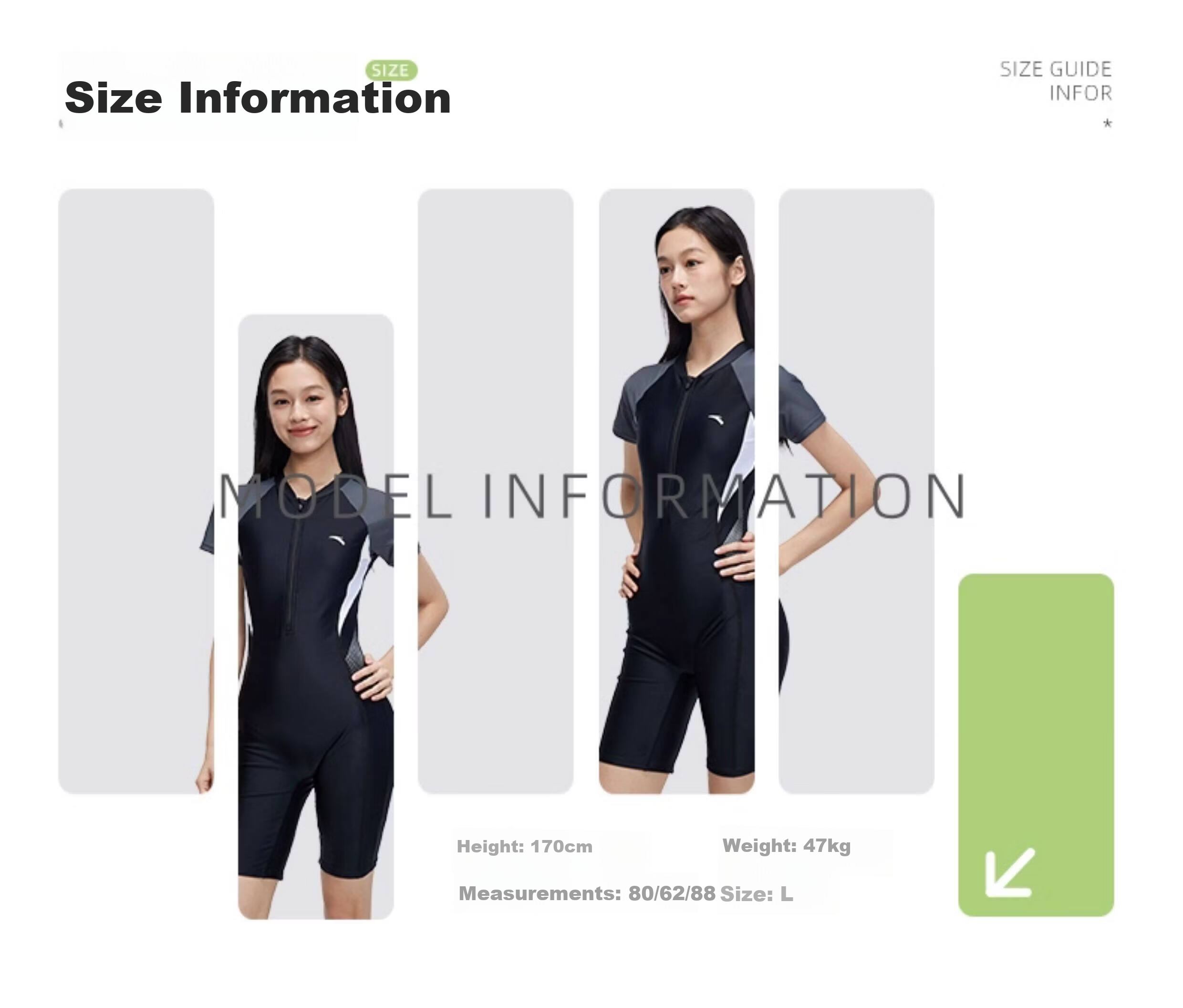 ANTA Women's Summer Conservative Chlorine-Resistant One-Piece Swimsuit, Professional Training Slimming Hot Spring Swimwear, Black M 8