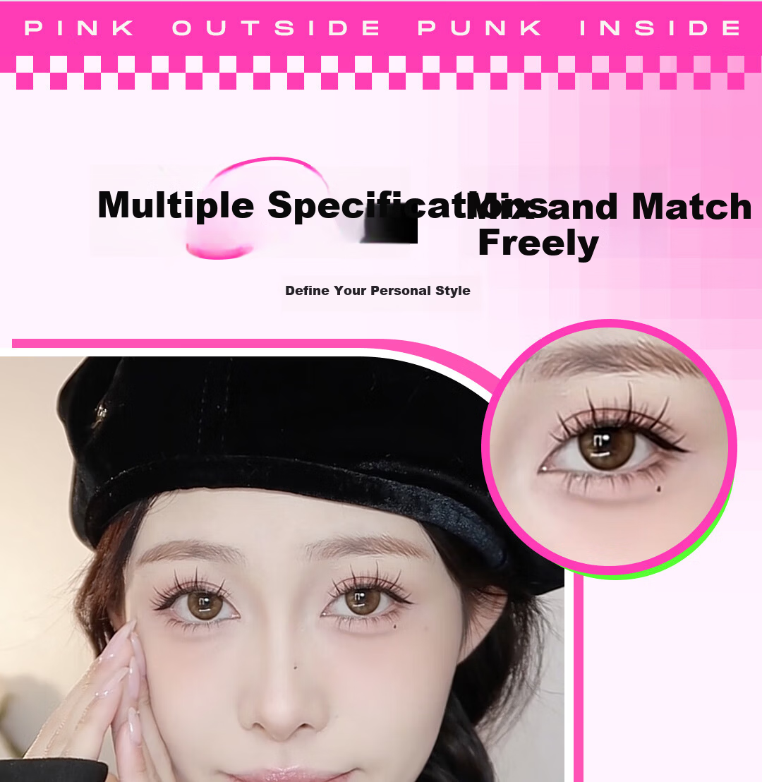 Arrebol Natural False Eyelashes Glue-Free Lightweight Long Curled Lower Lashes for Beginners Girlfriend Gift 2