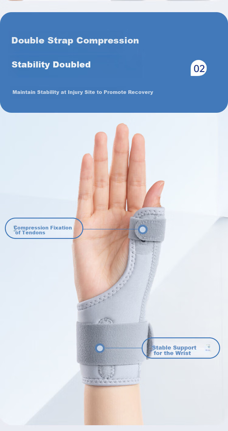 BM Medical Wrist Brace for De Quervain's Tenosynovitis Thumb and Wrist Joint Support with Aluminum Splint 6