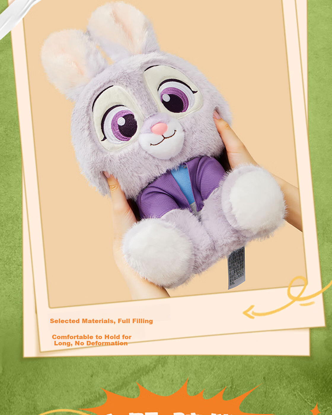 MINISO Disney Zootopia Nick No.10 Costume Sitting Plush Toy Birthday Gift 5
