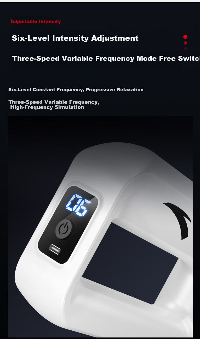 ANTA Fascia Gun Fat Burning Machine Shaking Slimming Waist Abdomen Fat Loss Belt Full Body Vibration Massage Fitness Abs Fascia Ring Massager Gift for Men and Women 9
