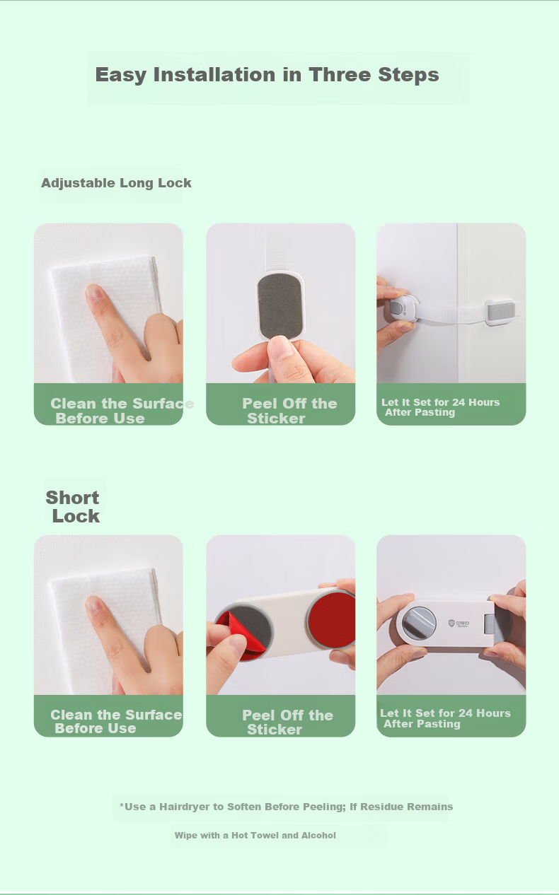 Beideli Child Safety Sliding Window Lock Windproof Anti-Fall Window Restrictor 1 Set 9
