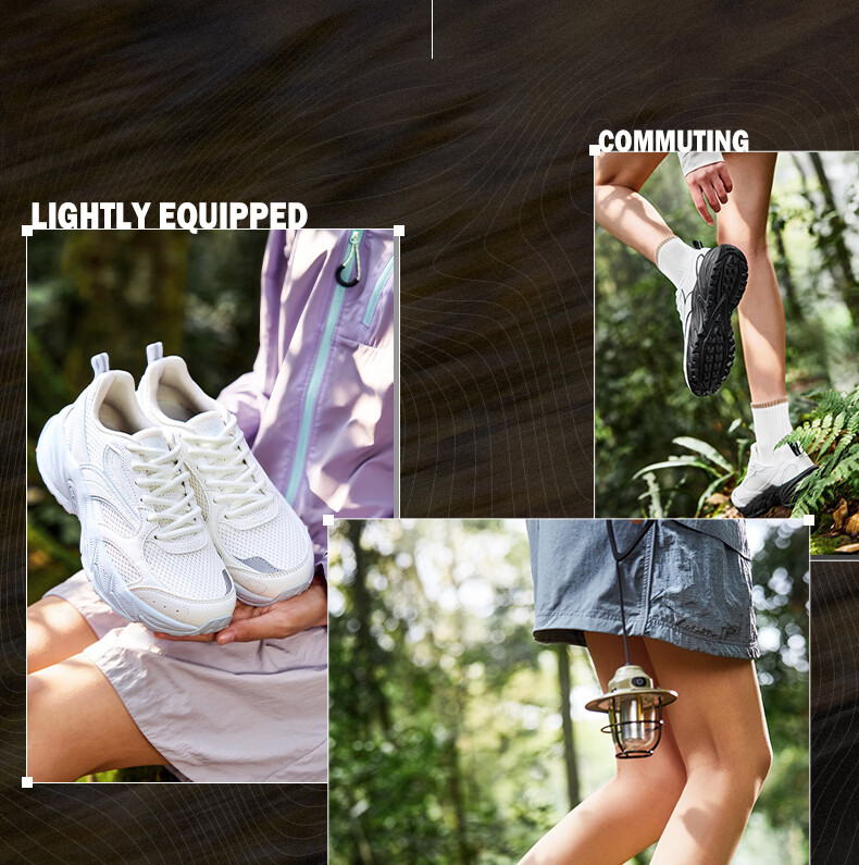 361° Women's Sports Shoes Summer Lightweight Breathable Cushioning Commuter Running Outdoor Trail Shoes 682622221F-1 3