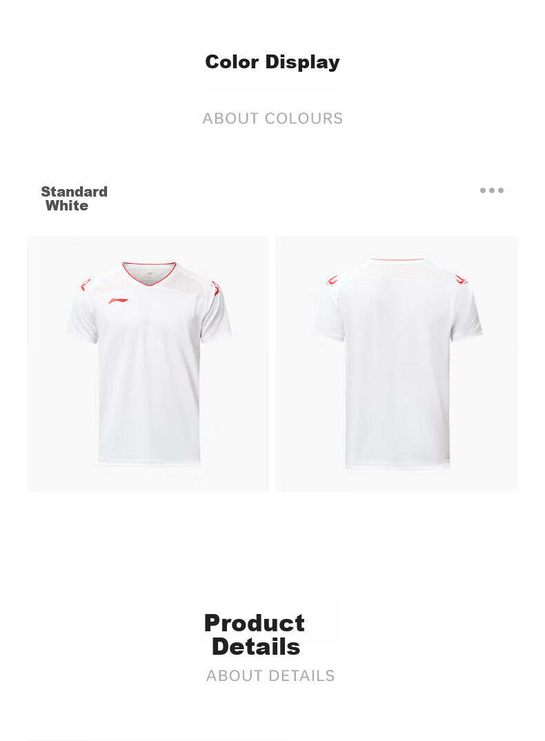 Li-Ning Badminton Jersey, National Youth Team International Star Competition Uniform, Unisex Match Top, Quick-Drying Comfortable Sportswear 8